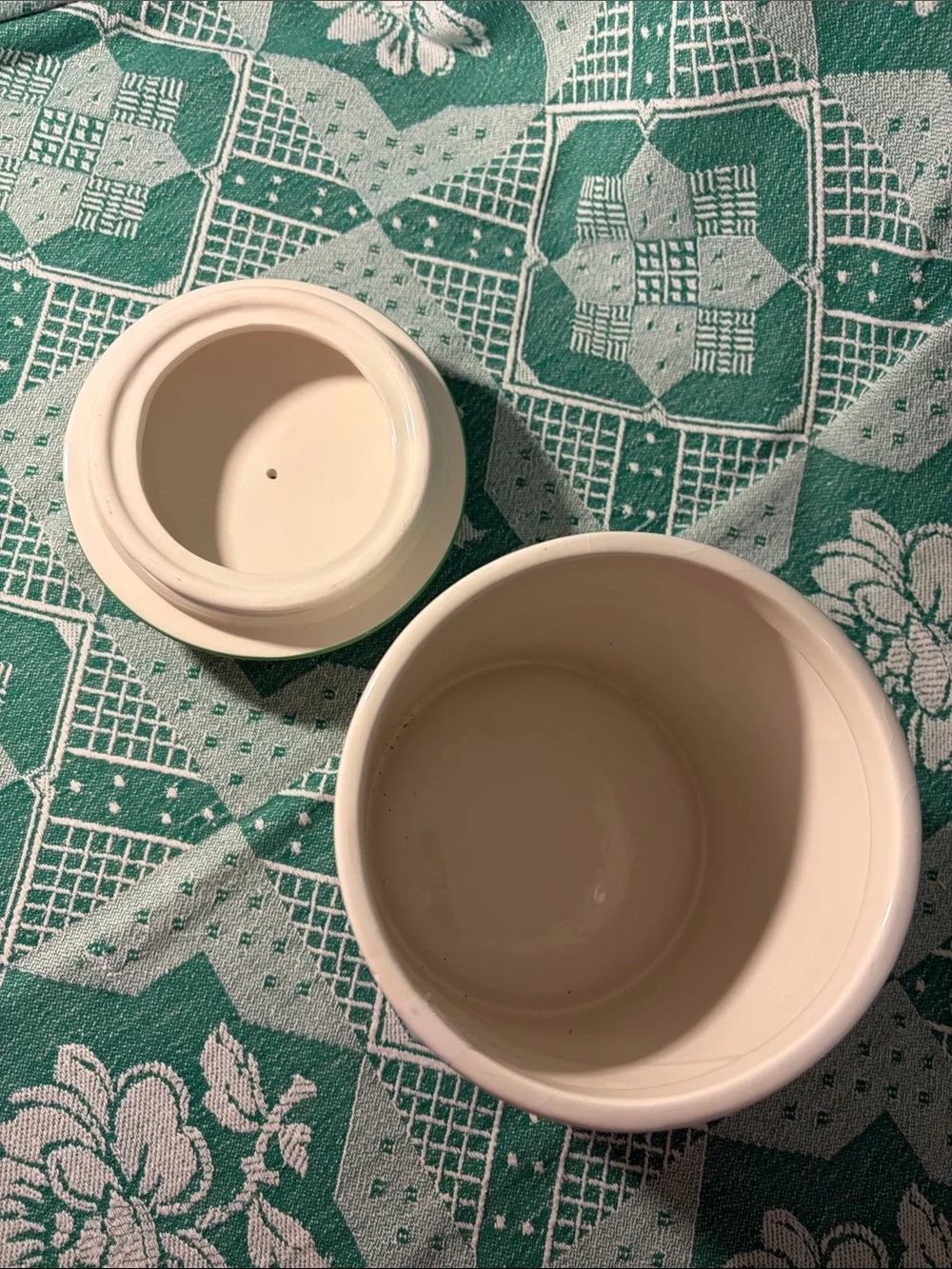 FRIENDS Central Perk Ceramic Canister with Green Lid